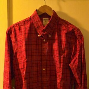 Red Checkered Men's Shirt